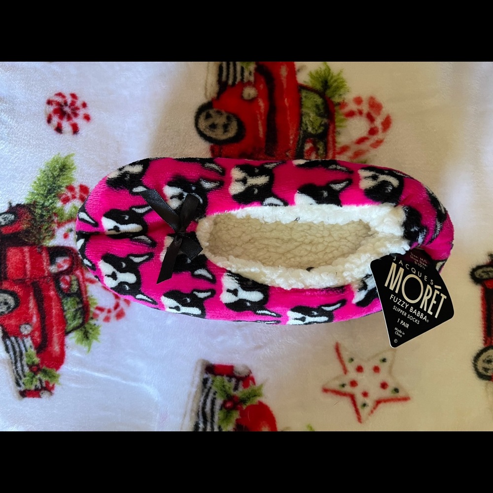 Boston Terrier Slippers